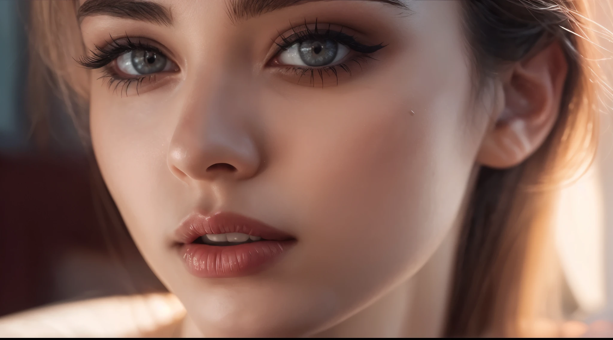 RAW photo, a 22-year-old-girl, in lingerie, sit beside window, (1girl), (realistic), (photo-realistic:1.5), lipstick,(RAW photo, 8k uhd, film grain), Sharp Eyeliner, Blush Eyeshadow With Thick Eyelashes, extremely delicate and beautiful, 8k, soft lighting, high quality, highres, sharp focus, extremely detailed, (sunlight on face), beautiful detailed eyes, extremely detailed eyes and face, masterpiece, cinematic lighting, (high detailed skin:1.2), 8k uhd, dslr, soft lighting, high quality, film grain, Fujifilm XT3