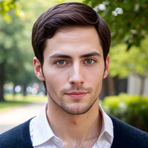 Asmonean jewish man focus on face