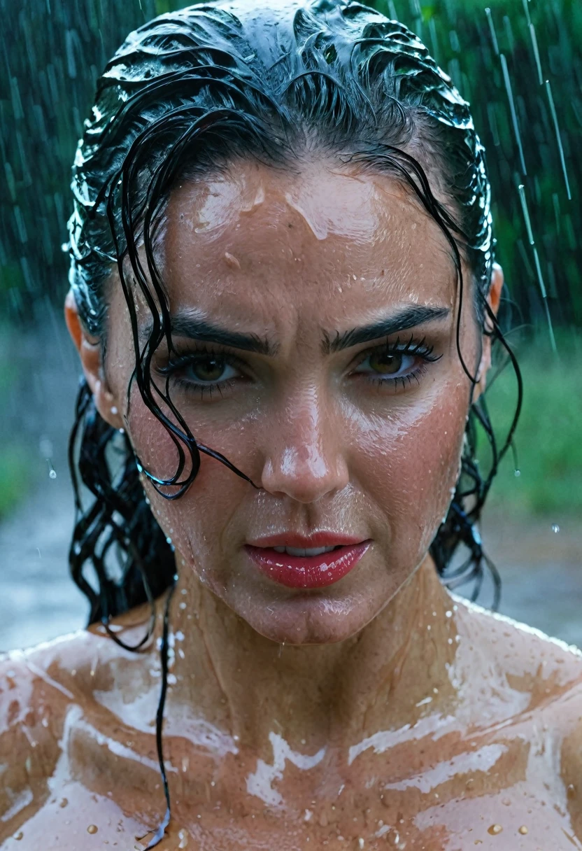 wonder woman, wet
