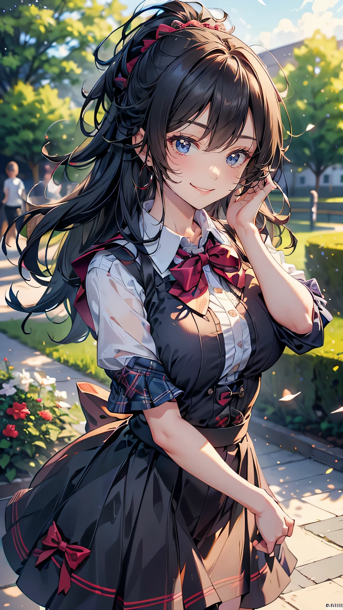 looking at viewer,high school girl,leaning forward,(random cute clothes),(random Lively pose),(Thin type),(large ),(random hairstyle),(Highest image quality, (8K), Ultra-realistic, Best Quality, High quality, High Definition, high quality texture, high detailing, Beautiful detailed, fine detailed, extremely details CG, Detailed texture, realistic representation of face, masterpiece, presence),(wearing glasses:1.1)