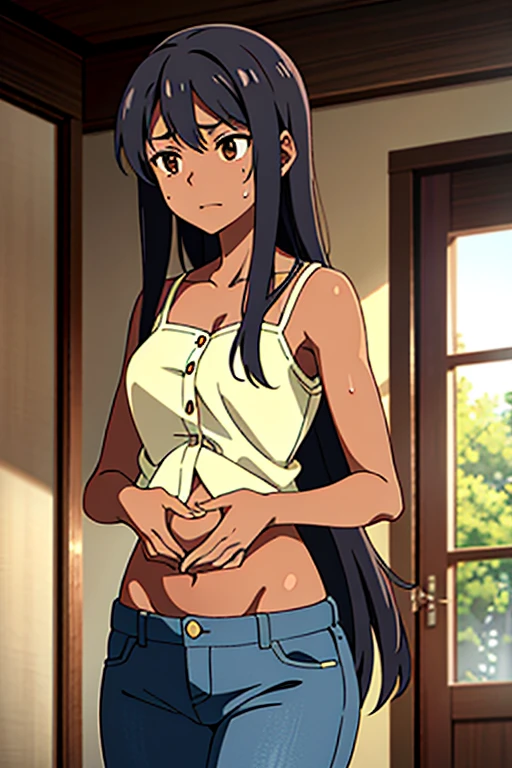 avatarkorra, korra, long hair, black hair, ponytail, dark skin, dark-skinned female, topknot, BREAK , BREAK looking at viewer, BREAK outdoors, BREAK (masterpiece:1.2), best quality, high resolution, unity 8k wallpaper, (illustration:0.8), (beautiful detailed eyes:1.6), extremely detailed face, , (perfect hands, perfect anatomy), in full growth,the city in the background,(micro skirt,bottom view:1.4),(micro bikini, medium tits,thongs,stockings,cum:1.2),heels, muscular,egs spread