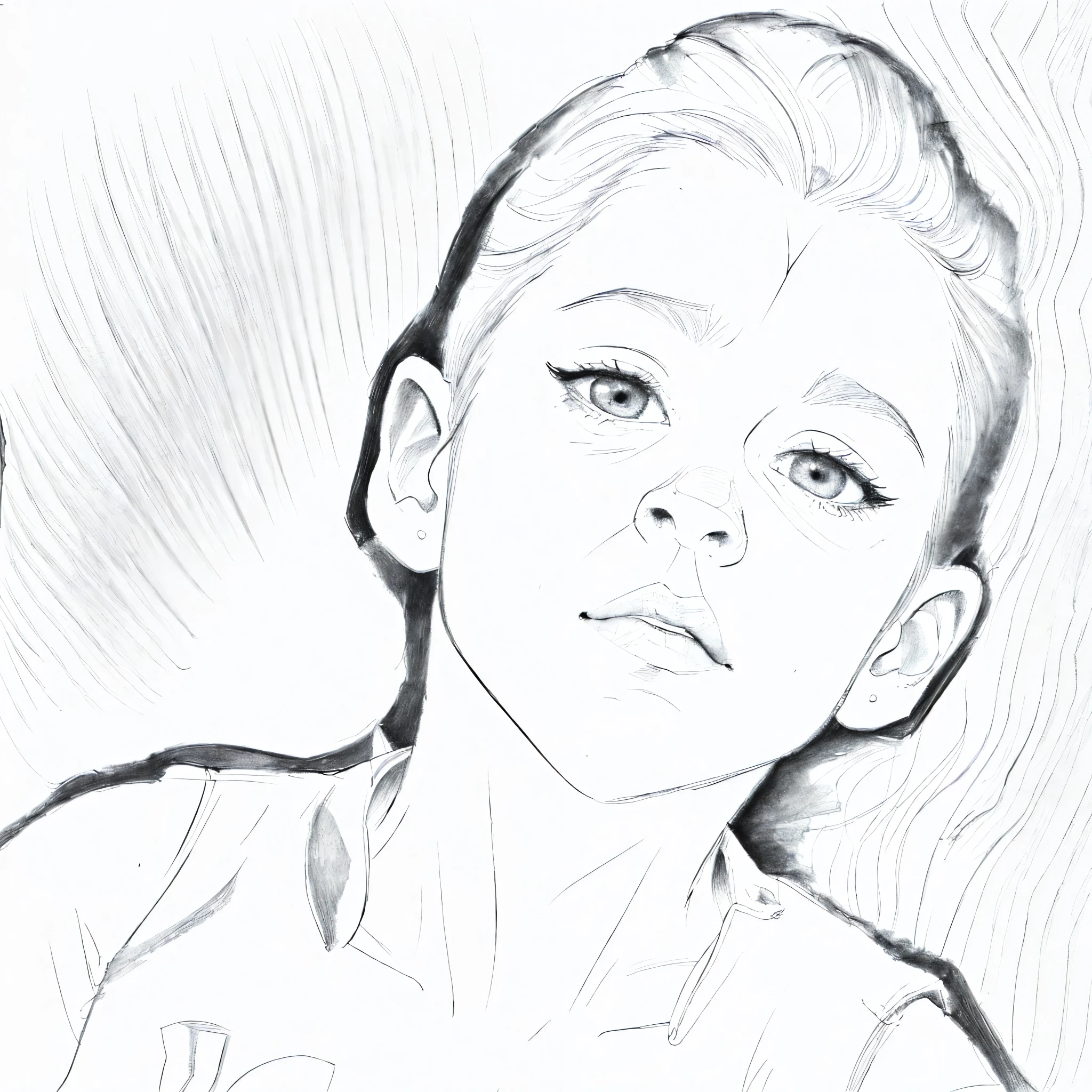 a black and white drawing of a baby in a rolled-up shirt, art of alessandro pautasso, air brush illustration, epic portrait illustration, monochromatic airbrush painting, high quality sketch art, Senhor. lotz karoly, arte vetor preto e branco, high quality sketch, portrait illustration, black and white illustration, digital art with airbrush, epic pencil illustration