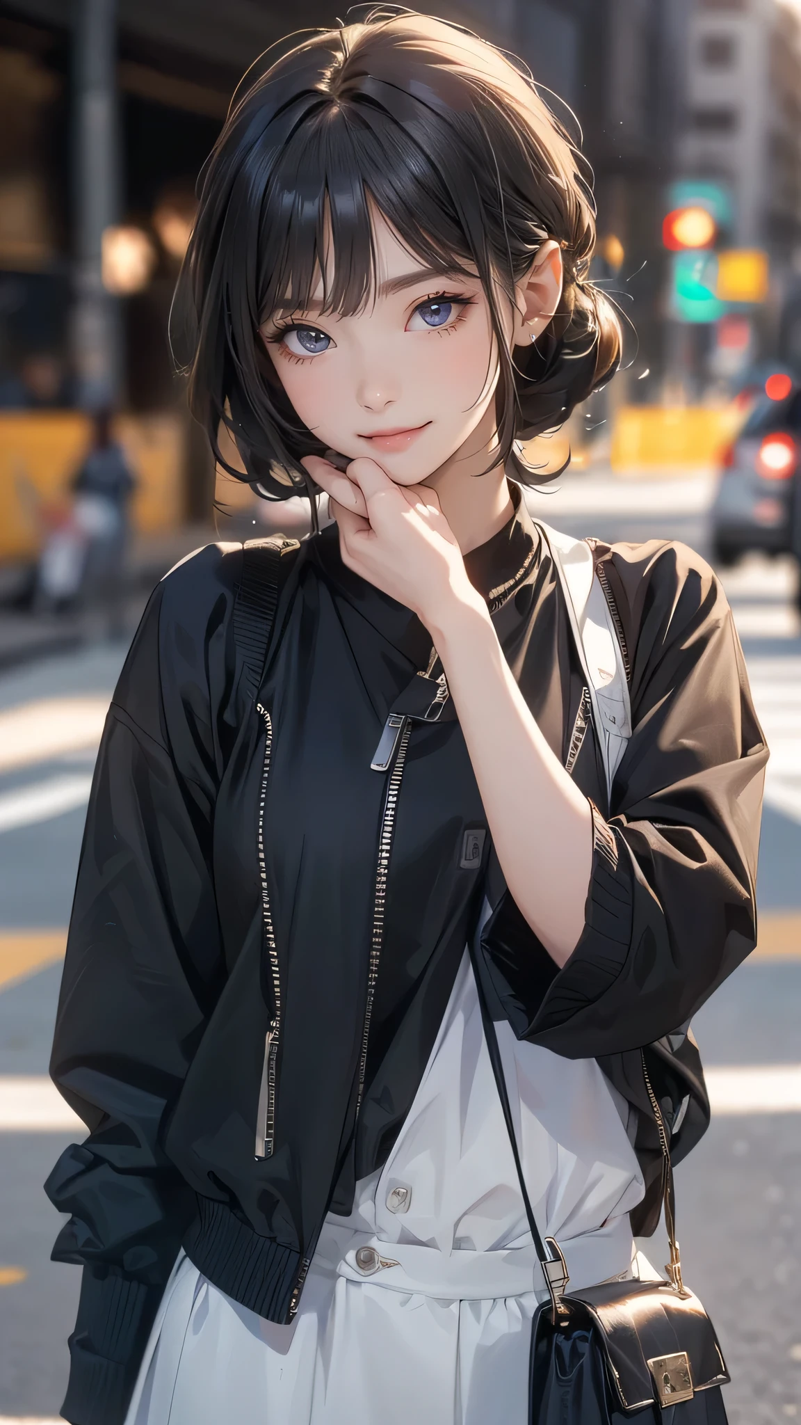 (random boyish fashion),(random Active pose),(random hairstyle),(Highest image quality, (8K), Ultra-realistic, Best Quality, High quality, High Definition, high quality texture, high detailing, Beautiful detailed, fine detailed, extremely details CG, Detailed texture, realistic representation of face, masterpiece, presence)