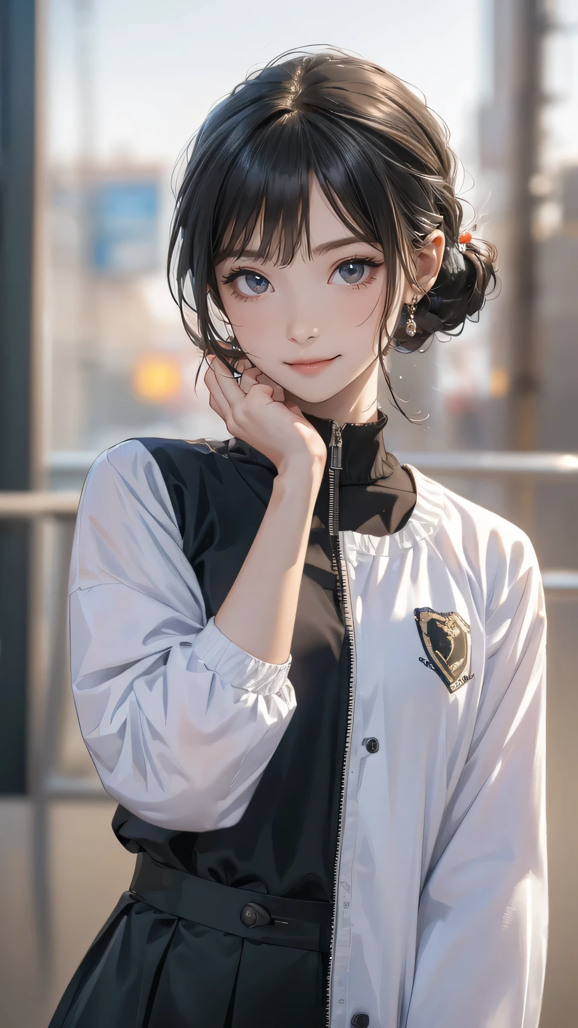 (random boyish fashion),(random Active pose),(random hairstyle),(Highest image quality, (8K), Ultra-realistic, Best Quality, High quality, High Definition, high quality texture, high detailing, Beautiful detailed, fine detailed, extremely details CG, Detailed texture, realistic representation of face, masterpiece, presence)