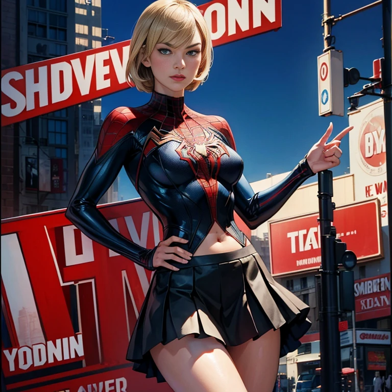 Yvonne Strahovski、マーベル・コミック映画のPoster, Very beautiful, Movies about Spiderman, sexy, whole body, I'm wearing a skirt、Premiere date, Poster、belly buttonを突き出す、new york、She's wearing a torn Spider-Man suit,The suit is torn、Wearing a skirt、 Red and black color scheme,dynamic、masterpiece、highest quality、Ultra-detailed、Very detailed、A delicate and beautiful shine、超A high resolution、Cinematic,Break,Breakdrop,(Torn clothes:1.5), (Wet clothes:1.4), Bare shoulders,Real Rain,Wet Hair,belly button、Exposing Skin、sexyな肩を見せてる