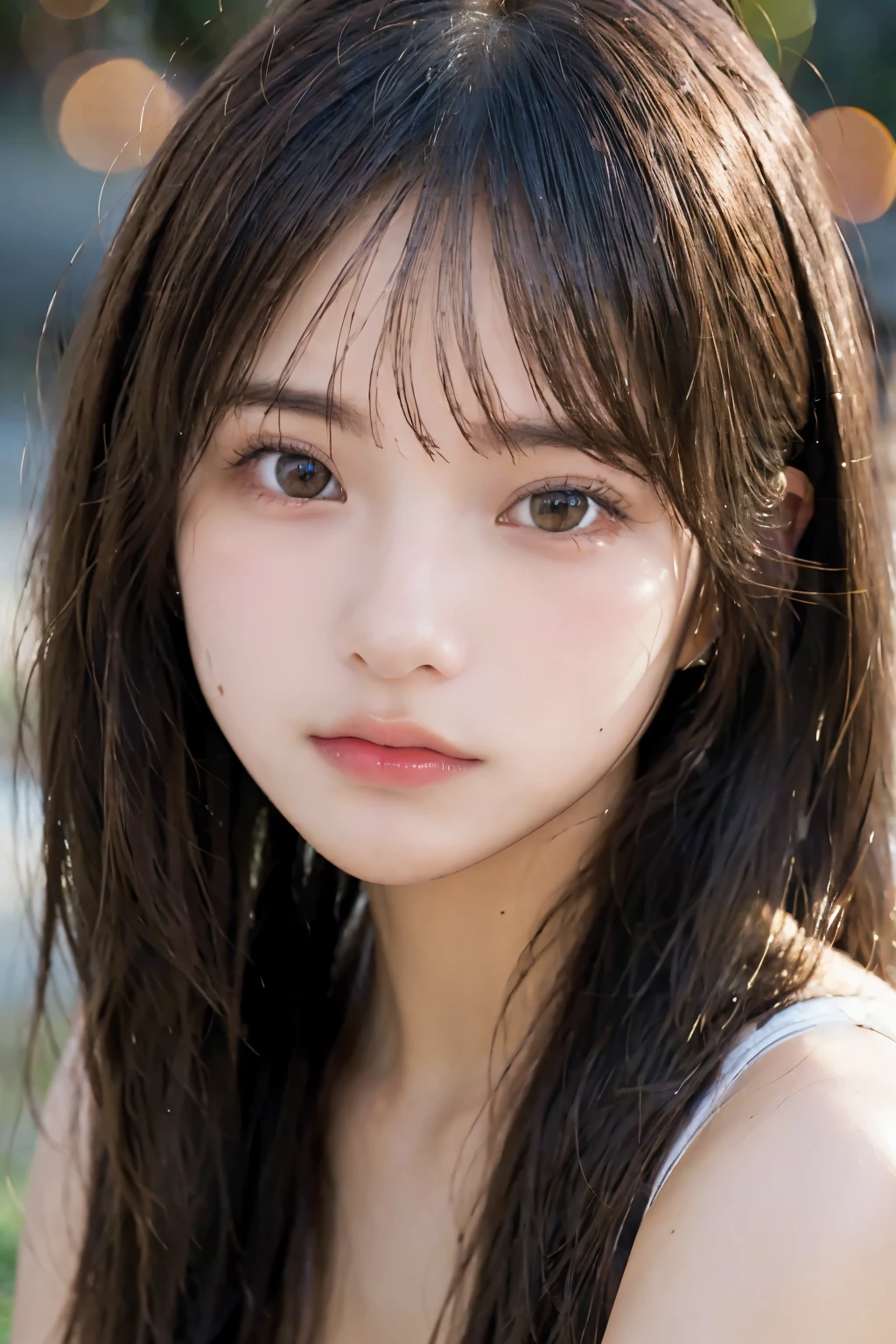 (best quality masterpiece:1.2) , face focus, cinematic lighting,soft light, ultra high res, (photorealistic:1.4), RAW photo,
Japanese idol,Japanese actress , solo, extremely cute and beautiful face , (pupil, lights in the eyes),  extremely detailed beautiful face and eyes ,(high resolution detail of human skin texture),shiny skin
(long hair and straight hair;1.3 ),
sit couch,
, naked,
(upper thigh)