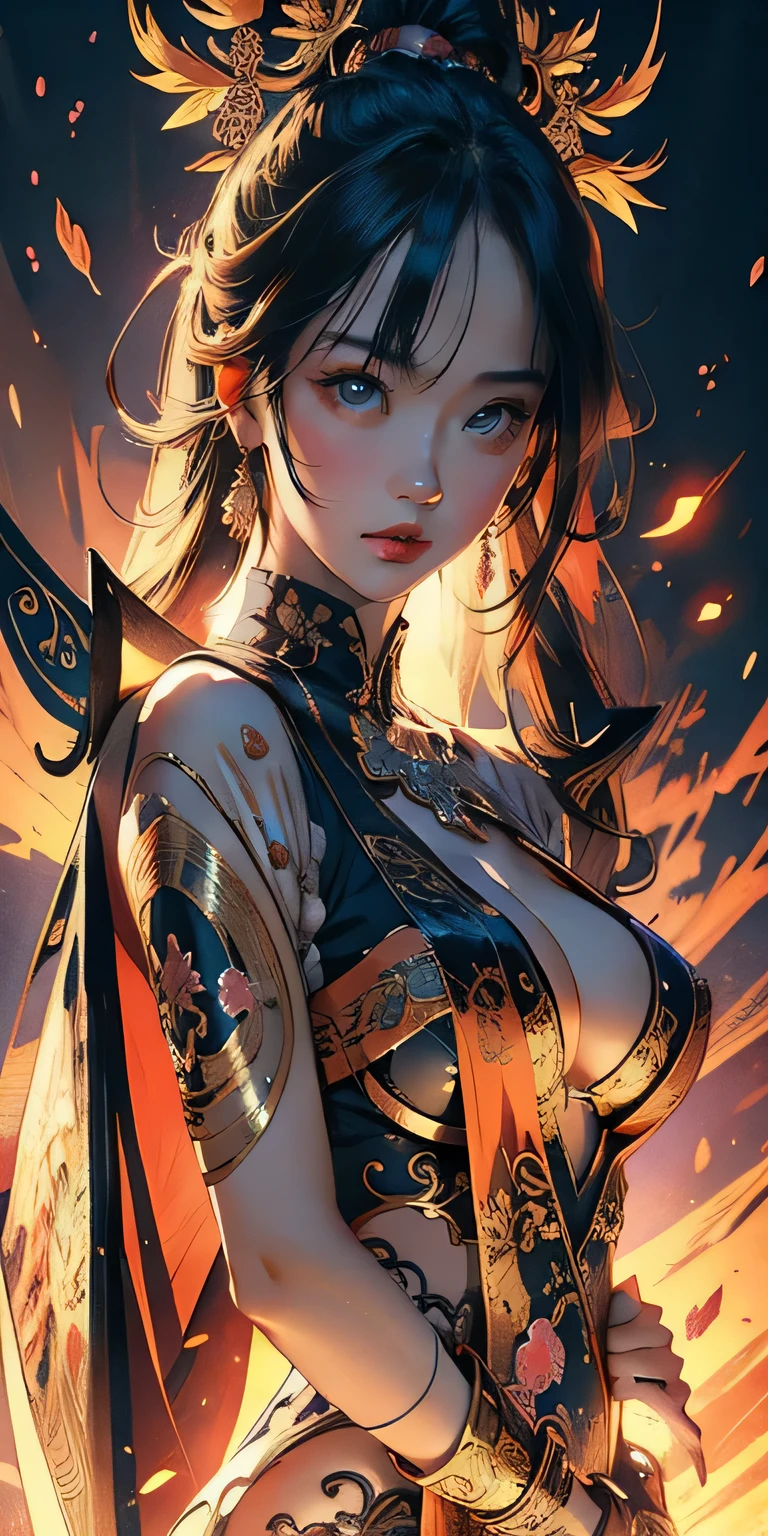 woman , detailed digital anime art, best anime 4k konachan wallpaper, detailed anime artwork, detailed anime art, complex body, anime image of a cute girl, intricate ornate cgi style anime, Beautiful necromancer girl, anime art wallpaper 4k, anime art wallpaper 4k