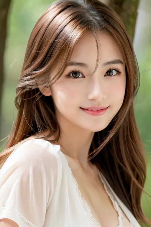 (((8k,Attention to detail,Attention to detail、highest quality,masterpiece,Attention to detail,))),RAW Photos & Realistic atmosphere,beautiful黒い瞳,Mouth Details,Glossy Lips,Thin eyebrows,beautiful Eyes、Soft white skin that shines in every detail、彼女の深い黒色の目はとてもbeautifulです, とてもbeautiful顔,とてもbeautiful顔、Lively Faces,beautiful, Glowing Lips,beautiful Eyebrows,Infinite Reality, Realistic Young Gravure Idol,Very cute woman , Young Gravure Idol, Young Gravure Idol, とても美しくてかわいいbeautiful 21 year old 美女,Incredibly beautiful and elegant,beautiful 21 year old 美女,Natural soft light,A little brown hair,(Shiny Hair,,beautiful and kind eyes:1.5),A kind smile,Shapely breasts,Medium Long Hair,beautiful posture,No makeup,Watching the Future,