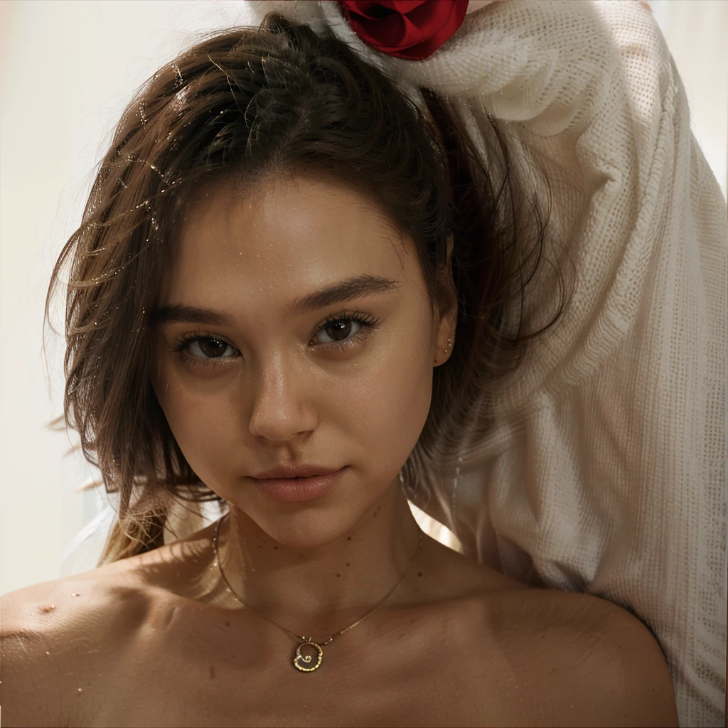 Realistic Alexis ren as an angel