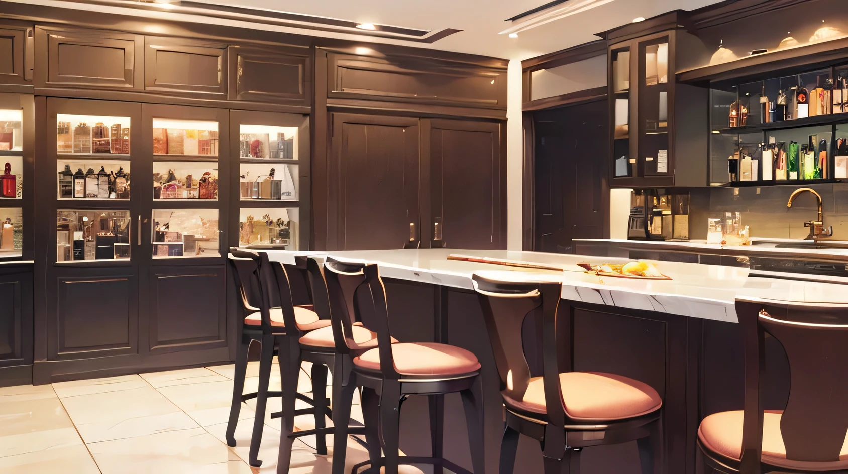 Stylish dining bar