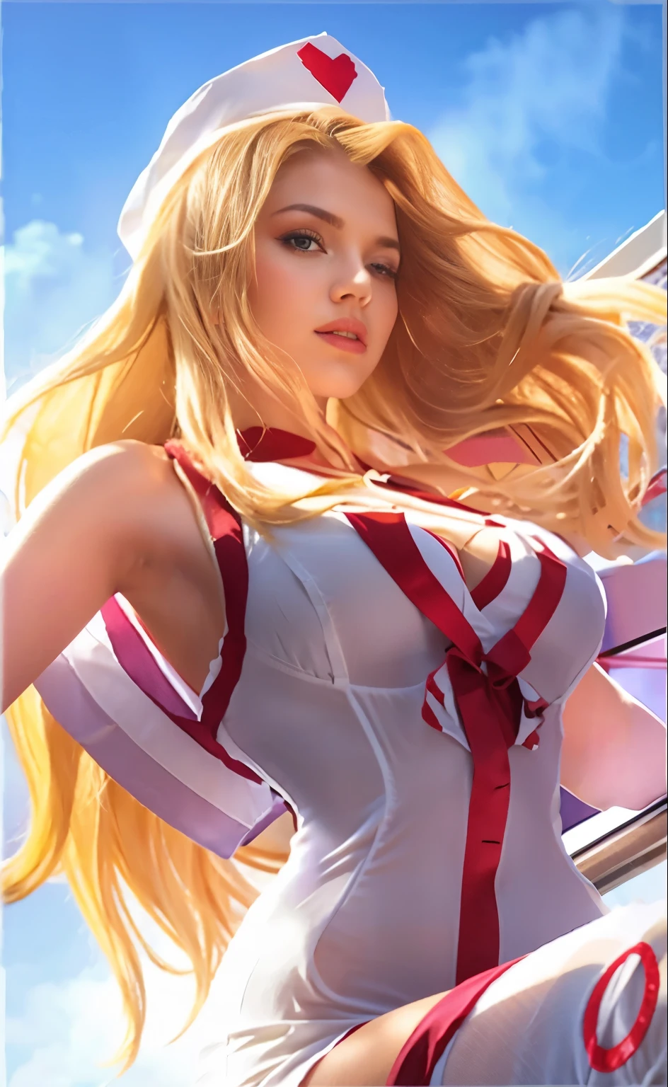 Suit white lingerie