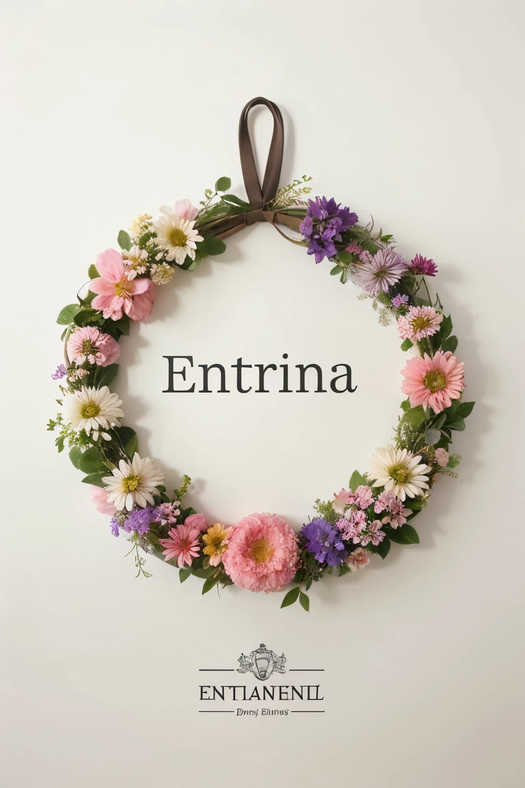 Florist logo with the name Eternal Flowers