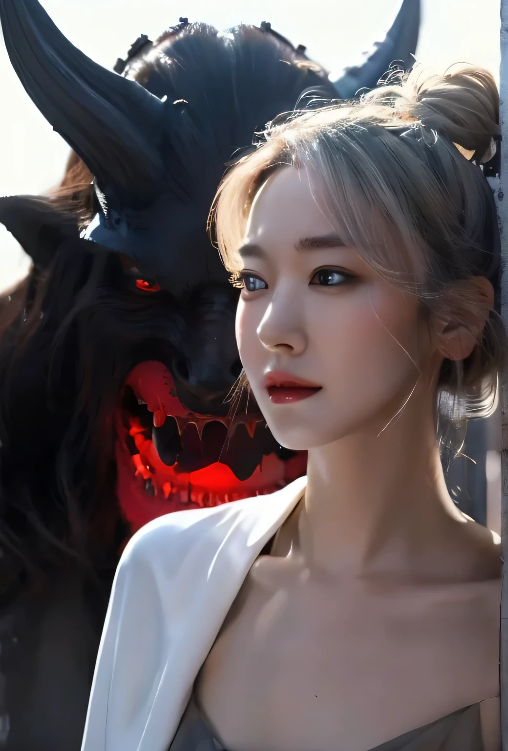 Oil, highest quality, masterpiece, Ultra-high resolution, ghost,Ghost,devil,