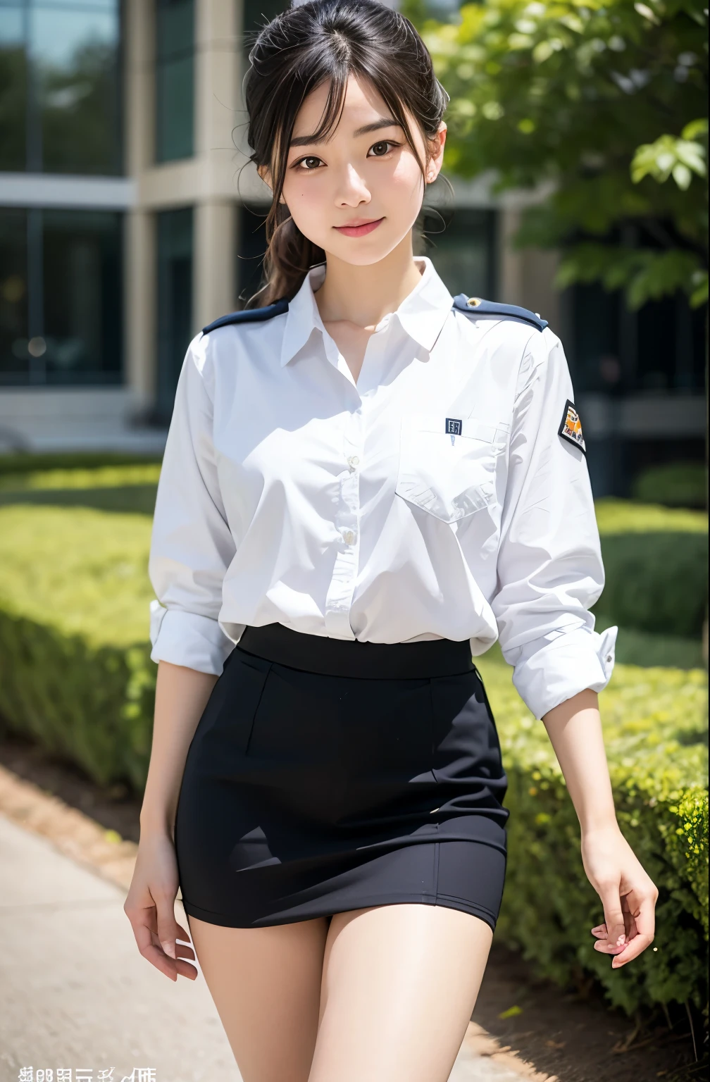 Actual Photos、Highest imYear quality、Realistic、Beautiful woman、Beautiful thighs、Beautiful Face、本当の私は何Yearも、federal army uniform miniskirt、ponytail、Yuriko Yoshitaka、16 year old Japanese female、Zuo々Ki Nozomi:1.4、pretty girl、White pantiesが見える、16Year、(White panties:1.3)、Ultra mini skirt、Beautiful thighs、White panties、ピンクのミニスカートがめくれてWhite pantiesが見えてる