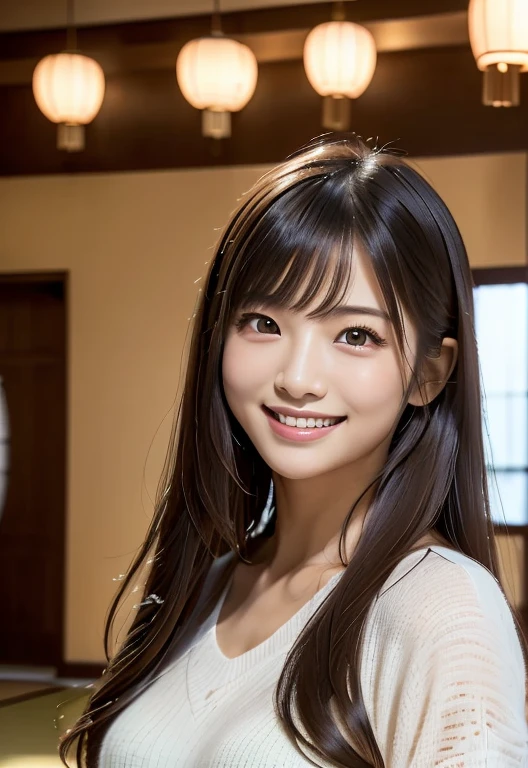 (((lobby:1.3, indoor, Photographed from the front))), ((long hair:1.3, ta,japanese woman, smile,cute)), (clean, natural makeup), (highest quality, masterpiece:1.3, 超High resolution), (Super detailed, caustics), (realistic:1.4, RAW shooting), very detailed, High resolution, 16K resolution