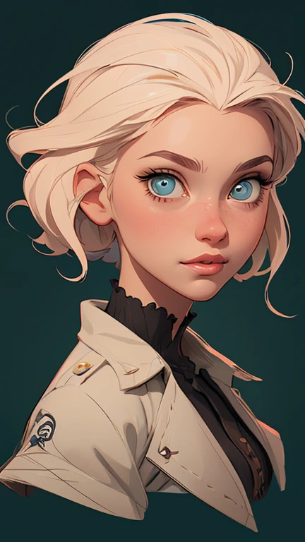 Female Character in Cartoon Style Digital Art Style Illustration Cartoon image of a woman .Ilustra??o estilo desenho animado, estilo de arte dos desenhos animados, Ella Purnel lestilo Cartoon style digital illustration artgerm style cartoon art style, digital illustration style, design de personagens altamente detalhado, arte digital detalhada coragem, Forest fan art, Design de personagens de retrato, beautiful digital illustration, retrato de alta qualidade, Arte em quadrinhos, mulher jovem cabelo com transas lindas . Beautiful lined eyes Medium large bust and wonderful sexy clothes. image expression of sexual desire from the waist to the illustration Ella Purnellstyle Cartoon style digital illustration artgerm style
