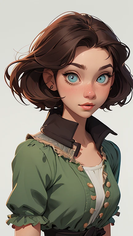 Female Character in Cartoon Style Digital Art Style Illustration Cartoon image of a woman .Ilustra??o estilo desenho animado, estilo de arte dos desenhos animados, Ella Purnel lestilo Cartoon style digital illustration artgerm style cartoon art style, digital illustration style, design de personagens altamente detalhado, arte digital detalhada coragem, Forest fan art, Design de personagens de retrato, beautiful digital illustration, retrato de alta qualidade, Arte em quadrinhos, mulher jovem cabelo com transas lindas . Beautiful lined eyes Medium large bust and wonderful sexy clothes. image expression of sexual desire from the waist to the illustration Ella Purnellstyle Cartoon style digital illustration artgerm style