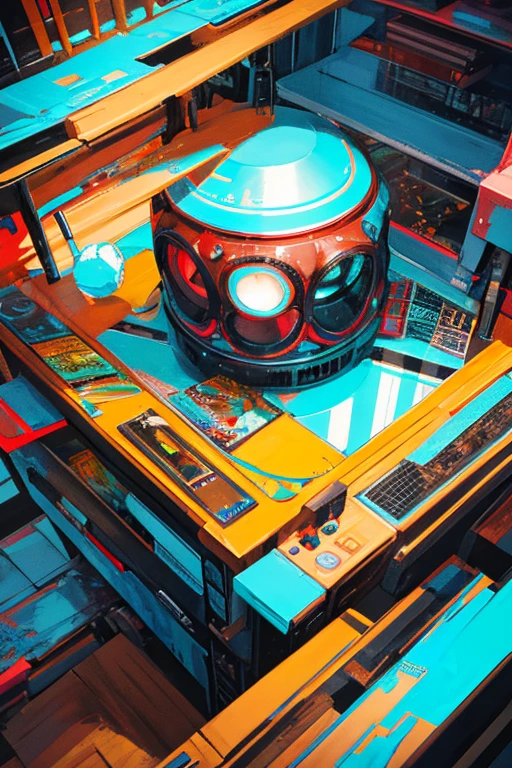 highest quality, Crazy Ideas, Crazy colors, Crazy Details, Crazy contrast, Disorganized, A strange and mysterious world, A very ordinary and unremarkable frame