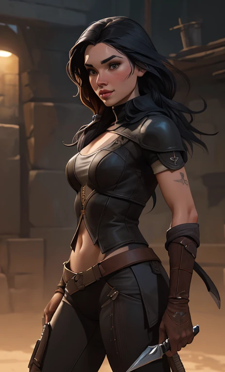 obra de arte, modo retrato melhor Ella Purnellstyle Estilo cartoon estilo digital illustration artgermquality, (papel de parede extremamente detalhado da unidade CG 8k), (melhor qualidade), (best illustration), (melhor sombra), Ella Purnellstyle Estilo cartoon estilo digital illustration artgermabsurdos, Realistic lighting, (abismo), lindo brilho detalhado, arte por Peter MohrBacher, atriz Ella Purnellstyle Estilo cartoon digital illustration estilo artgerm Estilo cartoon digital illustration Estilo GTA uma mulher com roupas de couro andando pela rua, vestindo armadura de assassino de couro, armadura de couro skimpy, roupas de couro de fantasia, Roupa de Fantasia, in a leather espartilho, Yennefer, lara croft medieval, bela assassina feminina, fantasia sombria cyberpunk sedutora, Yennefer de Vengerberg, Armadura deslumbrante, weared em armadura de couro, espartilho, em armadura de couro, estilo cartoon, digital illustration, estilo GTA Jennifer Connelly modo retrato 