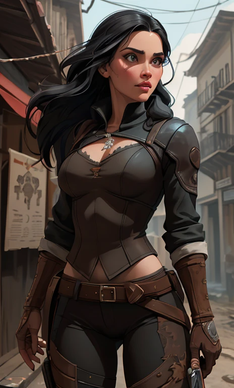 obra de arte, modo retrato melhor Ella Purnellstyle Estilo cartoon estilo digital illustration artgermquality, (papel de parede extremamente detalhado da unidade CG 8k), (melhor qualidade), (best illustration), (melhor sombra), Ella Purnellstyle Estilo cartoon estilo digital illustration artgermabsurdos, Realistic lighting, (abismo), lindo brilho detalhado, arte por Peter MohrBacher, atriz Ella Purnellstyle Estilo cartoon digital illustration estilo artgerm Estilo cartoon digital illustration Estilo GTA uma mulher com roupas de couro andando pela rua, vestindo armadura de assassino de couro, armadura de couro skimpy, roupas de couro de fantasia, Roupa de Fantasia, in a leather espartilho, Yennefer, lara croft medieval, bela assassina feminina, fantasia sombria cyberpunk sedutora, Yennefer de Vengerberg, Armadura deslumbrante, weared em armadura de couro, espartilho, em armadura de couro, estilo cartoon, digital illustration, estilo GTA Jennifer Connelly modo retrato