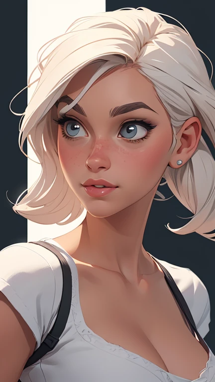 estilo de desenho animado:1.2), os west velho oeste mulher brasileira draw ART Artline fundo branco mulher Imagem de desenho animado de uma mulher , roupas sensuais , garota super valente destemida , cartoon style illustration, estilo de arte dos desenhos animados, estilo de arte dos desenhos animados, digital illustration style, design de personagens altamente detalhado, arte digital detalhada fofa, City fan art, design de personagem retrato, beautiful digital illustration, retrato de alta qualidade, arte em quadrinhos, retrato do design do personagem, white background Busty without clothes and medium breasts female character cartoon style in Fallout 4 costume old west uniform old west
