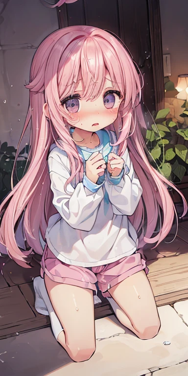 (orgasm、Convulsions、blush、Watery eye、Love Juice:1.3)、Shorts