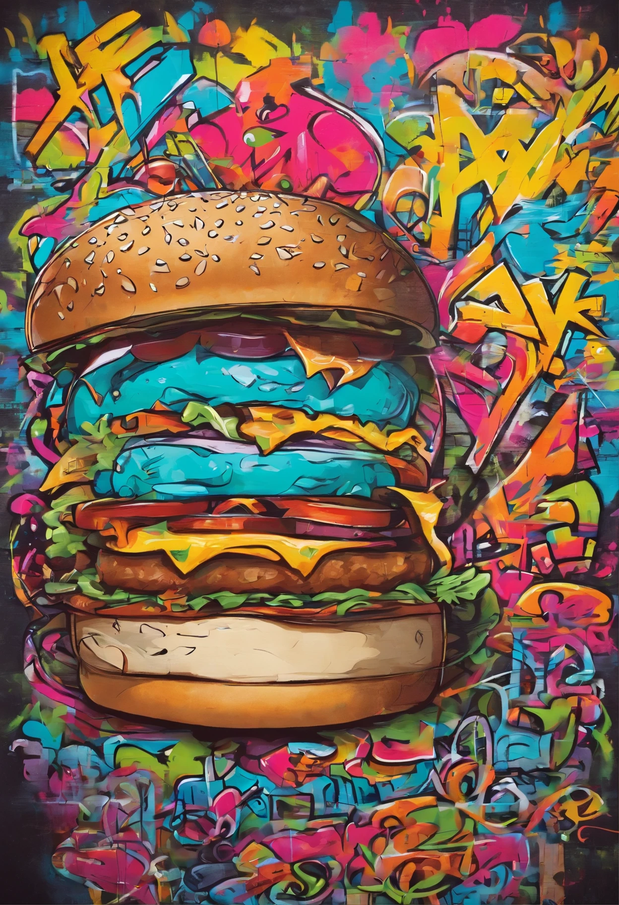 Adolecentes obeso con corte taper fade , with the José Faustino Sánchez Carrion  , se come una hamburguesa 