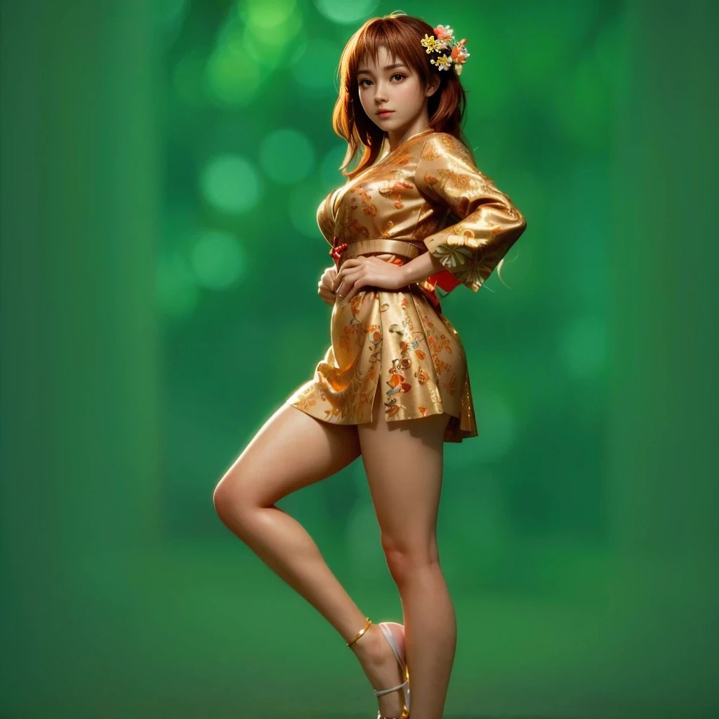 Kasumi, (best quality,ultra-detailed),(Realistic:1.37), beautiful and detailed face, Ultra-realistic texture, delicate face, delicate body, vivid colors. High definition, 8k. athletic body.