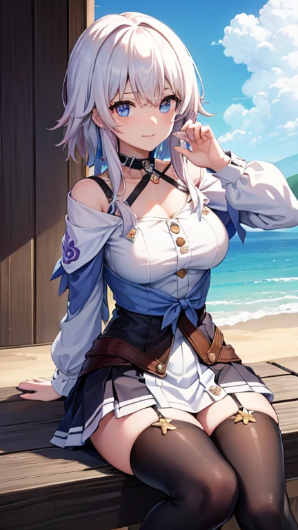 (masterpiece, best quality), 1girl, Capri Half-Up Braided Top Knot with Scarf, Size DD breasts, <lora:Norasuko_Style:1>
