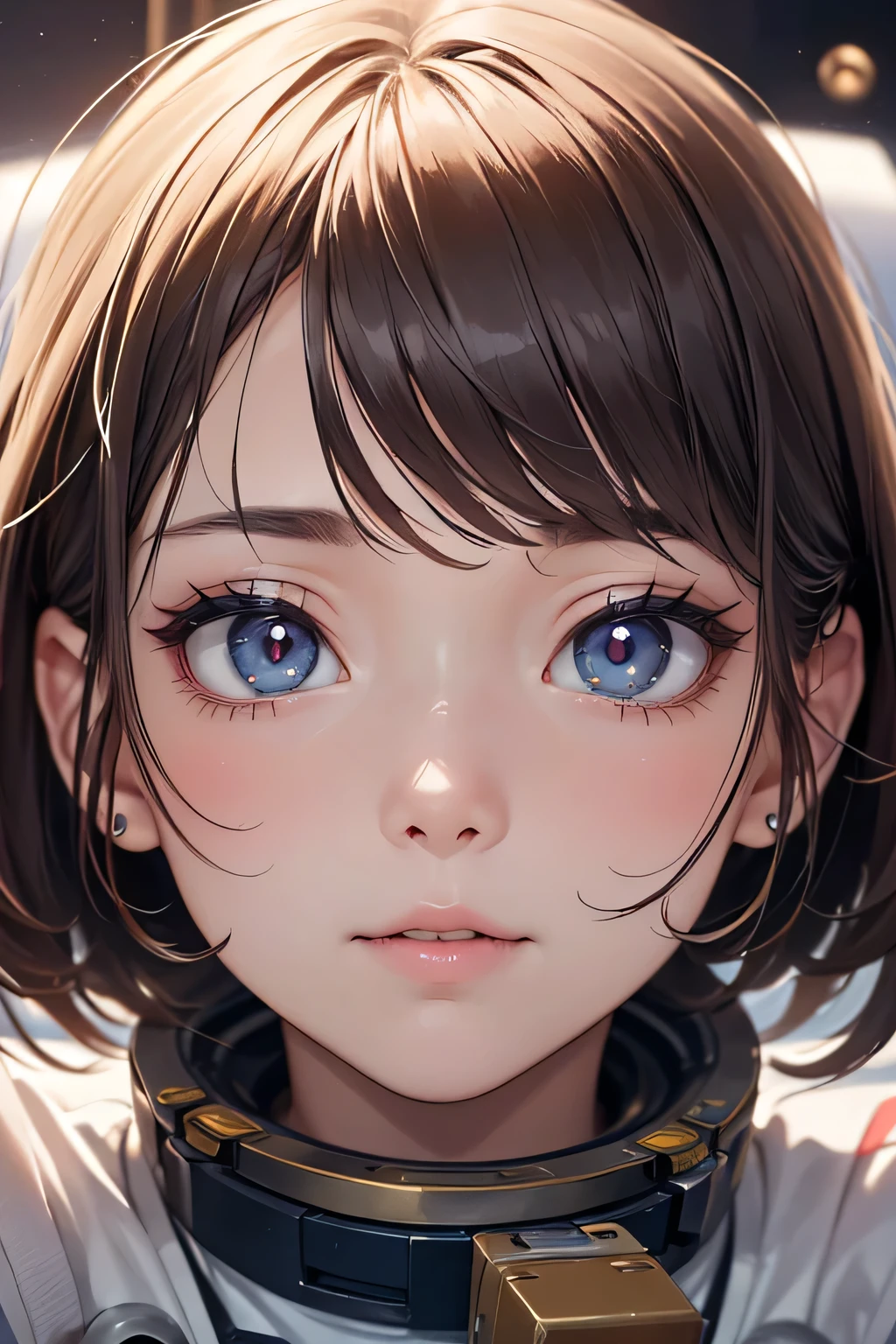 highest quality、High resolution、Detailed Background、(Beautiful face in every detail:1.4)、Anatomically correct、(Draw the usual number of fingers:1.2)、(Detailed facial expressions)、(Detailed eyes:1.2)、(Detailed eyes:1.2)、Beautiful, smooth skin、Beautiful women in their 20s、(Highly detailed face:1.4)、cute hair color、Wavy Hairstyle、well-groomed eyebrows、cute eye makeup、Cute Lip Makeup、Perfect body line、Space Travel Experience、Mysterious view of space、I'm extremely excited、Ultra high tension、Smiling、
(A beautiful woman excitedly enjoying space walking and space swimming with a mysterious view of space in the background:1.5)、
Cute poses and expressions in the spaceship、
If there is a space walk、You can hold hands and hug each other、
Enjoy a romantic dinner party at a dining event、
Float together in zero gravity and enjoy fun games and conversations on board the spaceship.、cute