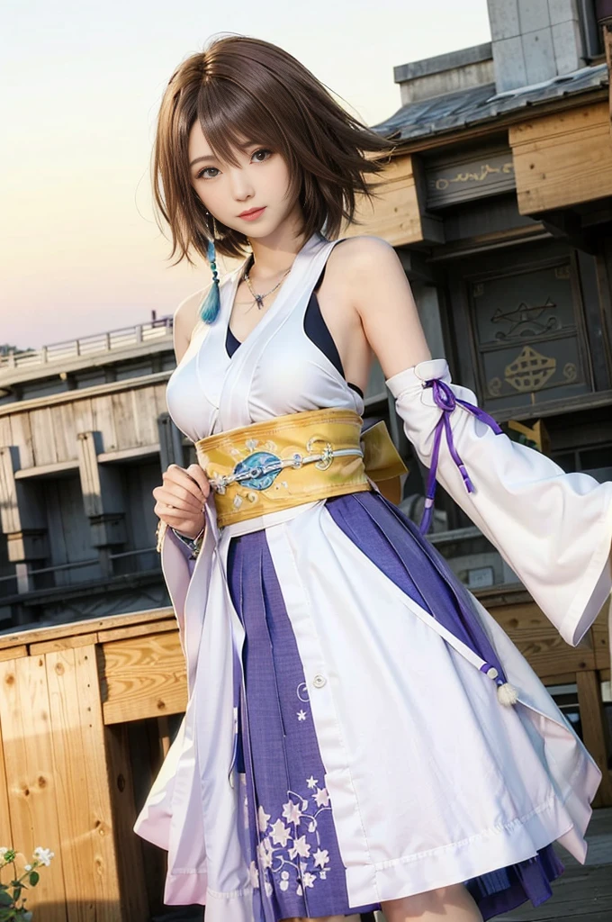 (masterpiece, best quality:1.3)
YunaFF10, 1girl, solo, looking at viewer, smile, short hair, blue eyes, skirt, brown hair, hair ornament, jewelry, underwear, green eyes, smile, standing, upper body, detached sleeves, japanese clothes, bra, heterochromia, hakama, hakama skirt, blue hakama, purple hakama, yuna (ff10), naked portrait, nude photography, shiny nipple, show armpit