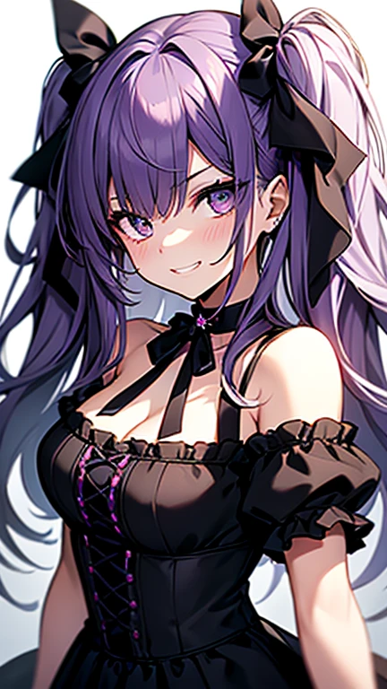 （（（ＳＦＷ、Precision、Highest quality、A first-class masterpiece、Normal body、8k、  detail face 、Ultra-precision、 Normal Hand、通常refer to、５refer to、Highest）））、Suzuka Tsukimura 、Suzuka 、" Puella Magical Girl Lyrical Nanoha"、Purple Hair、Long Hair、 headband、Big Breasts、 HIGH SCHOOL GIRL、A uniform torn to shreds、Bra exposure、stripped skirt、Panties exposed、 embarrassing、blush、Teary-eyed、Nipple erection、Tied up、bondage、Chain Bondage、Collar、ChainBIND、A lot of chains、smRoom、smplay、masochist、Overwhelmed and Intoxicated Expression 、Falling into Pleasure、I'm bowing down with pleasure and panting in agony 、Writhing