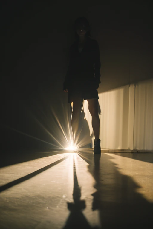highest quality,masterpiece,Ultra-high resolution,(Reality:1.4),Original photo,Cinema Lighting,
One girl,Tyndall effect,light and Shadow,Shadow,