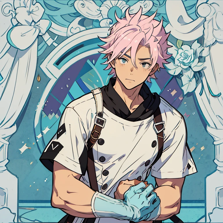 Personagem de boku no hero homen de aparecia doce e amigavel, with pastel tones and individuality of imagination 