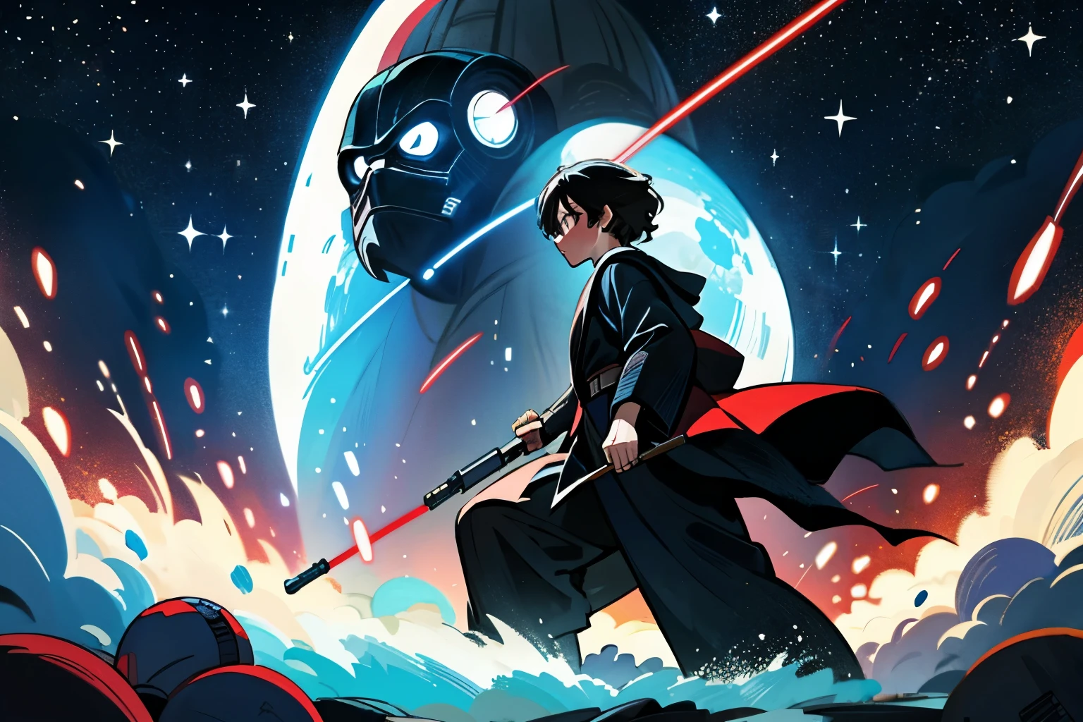 universe、Star Wars、battle