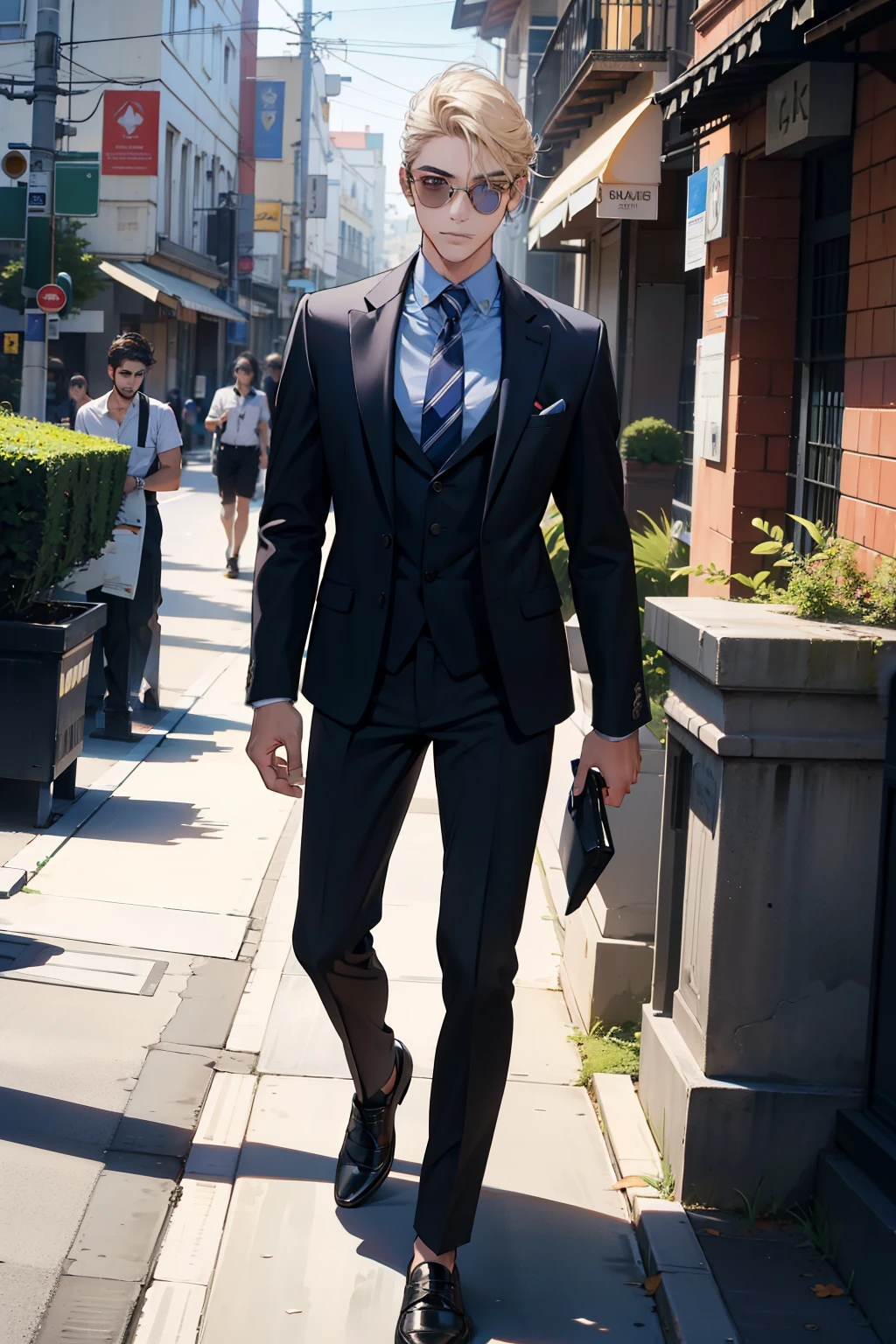 cara legal,Menino estudante,faculdade em idade,extremamente bonito,cabelo curto detalhado,Business suit,In fashion,A high resolution,Precisar,fotorrealista,realist,real