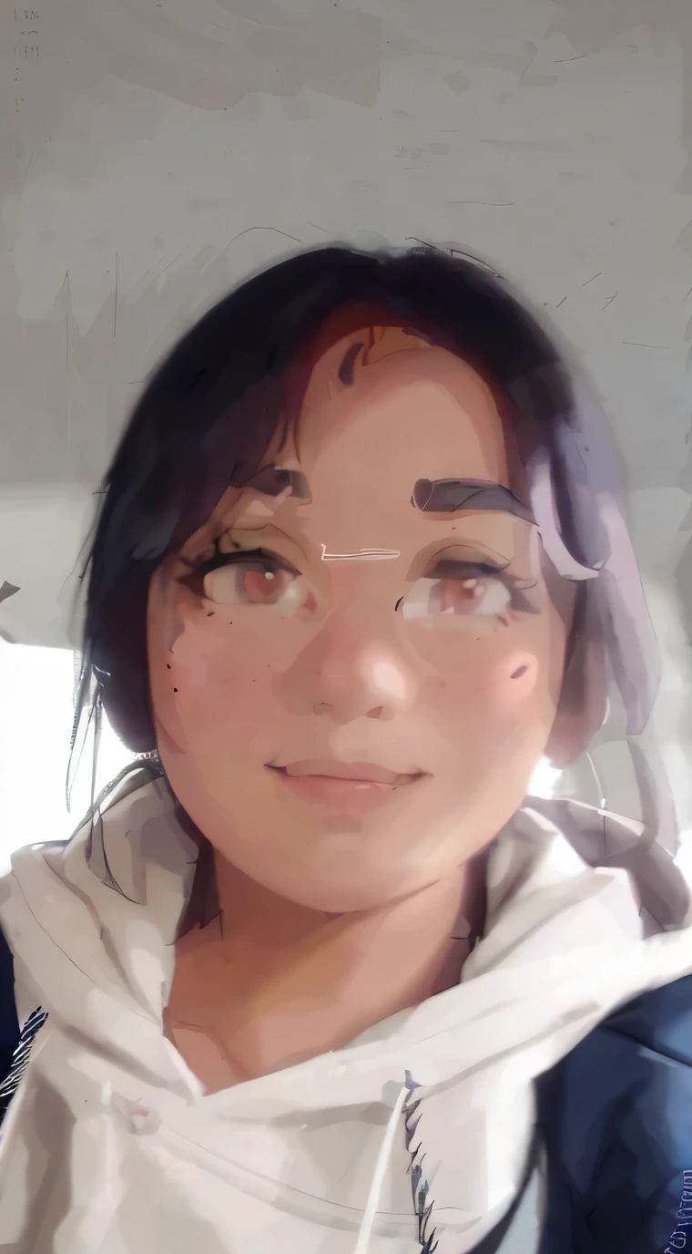 A Stunningly fair Girl. Concept Art, Smile, high quality, The award-winning, high resolution, masterpiece, Depth of Field, Movie Lighting, Chromatic Aberration, Best shadows, Clear Depth of Field, fair, Delicate fair Attractive Face, Sharp eyebrows, Blush Eyeshadow, Thick eyelashes, (best quality, Stunning details:1.25), (Solitary:1.3), Colorful paintings, Asymmetrical black hair, Moles under the eyes,