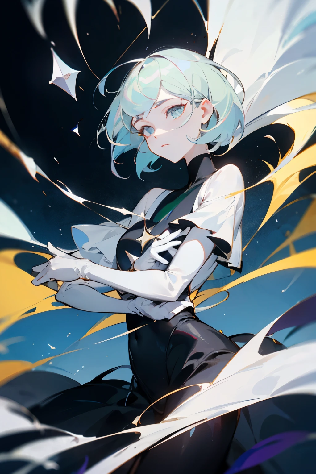 Like Land of the Lustrous、beautiful、beautiful、white diamond