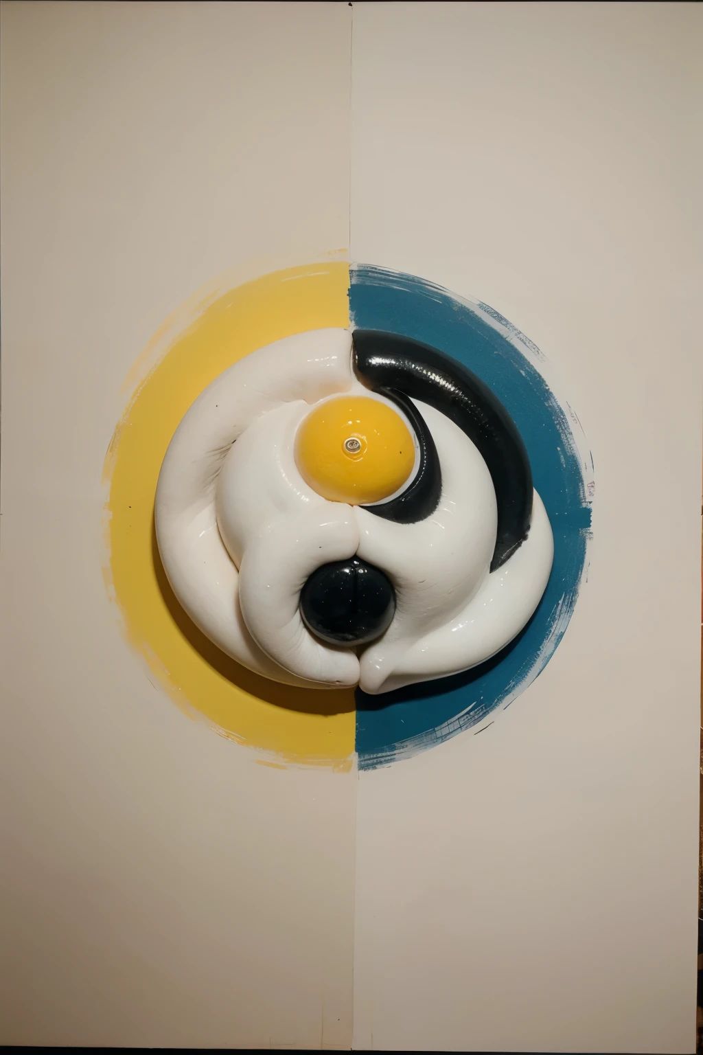 ((melhor qualidade)), ((obra de arte)), (detalhado), usar las banderas de argentina y brasil dentro de um yin yang