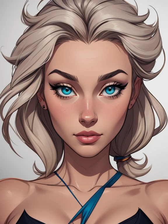Personagem mulher estilo atompunk Fiona rainha Anna de Arendelle com marcas de guerras Imagem de desenho animado de uma mulher .Ilustra??o estilo desenho animado, estilo de arte dos desenhos animados, estilo de arte dos desenhos animados, digital illustration style, estilo atompunk design de personagens altamente detalhado, arte digital detalhada coragem, Forest fan art, Design de personagens de retrato, beautiful digital illustration, retrato de alta qualidade, Arte em quadrinhos, mulher jovem cabelo com transas lindas . Queen Anna of ArendelleBeautiful lined eyes Medium large bust and wonderful y clothes. image expression of sexsire frst to head illustration Queen Anne of Arendelle atompunk style Fallout 4 style pose playboy magazin