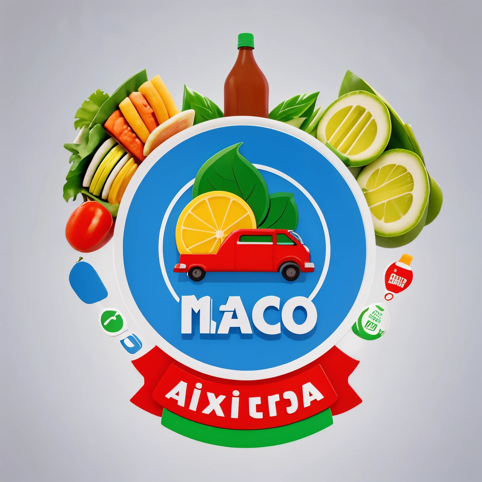 Logotipo de empresa de alimentos llamada tacos sahuayo, es mexicana 