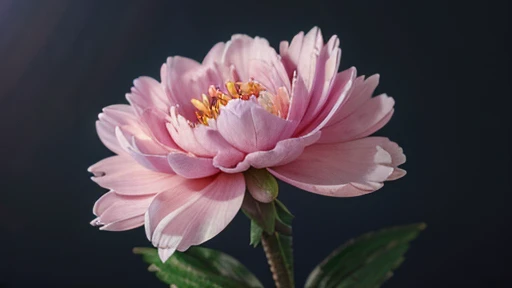 many peony flowers pink and violet, blue background, highly detailed, hyper-realistic, 3d, octane render, bright colors, digital painting, trend in artstation, sharp focus,
