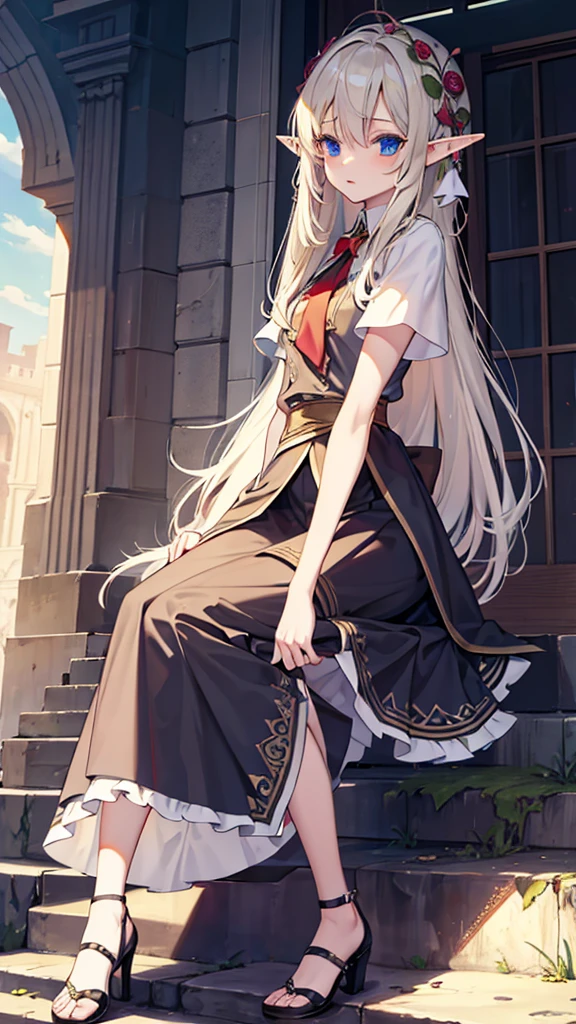 Long skirt，Elf,