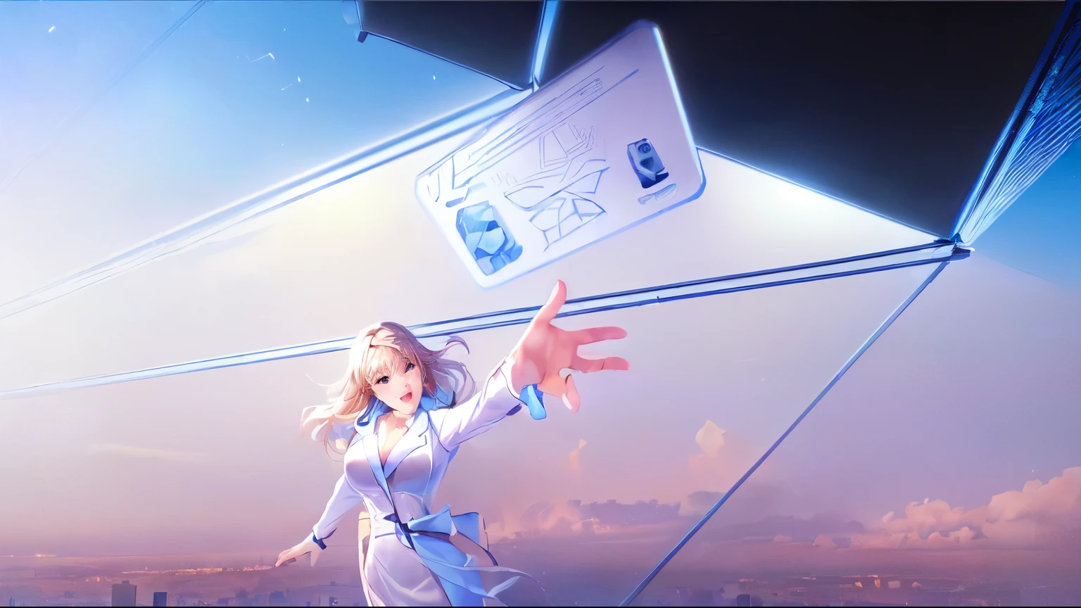 ((masterpiece)),((best quality)),((High Detail)),((Practical,)) Future Era City