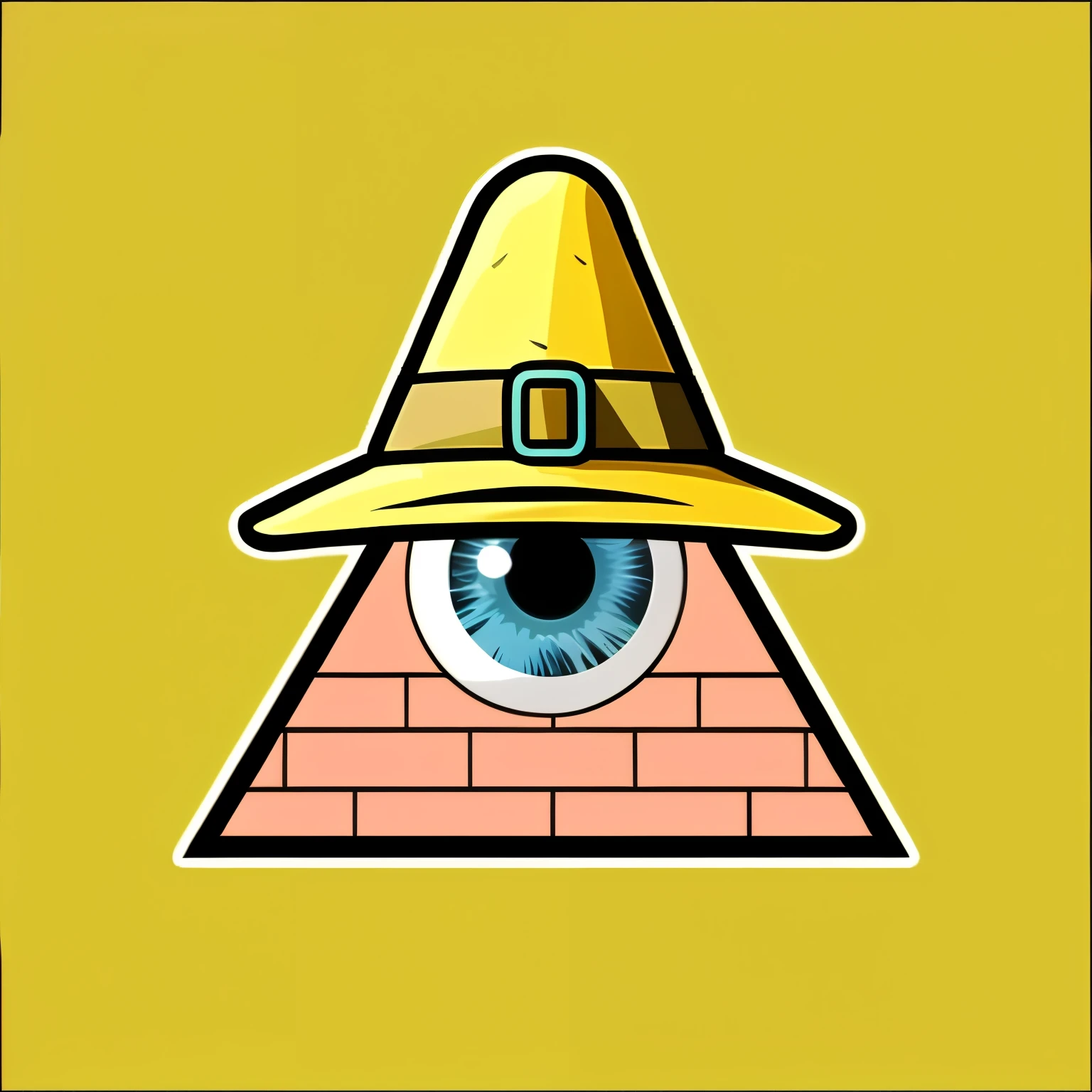 (best quality,4k,8k,highres,masterpiece:1.2),ultra-detailed,(realistic,photorealistic,photo-realistic:1.37),hat,eyeball in the hat,All-Seeing Eye,the Eye of Providence,the Illuminati eye,All-Seeing Eye,the Illuminati,the Eye of Providence,the Illuminati symbol,one-eyed,third eye,eyeball,elder brother is looking at you,wearing a patch over one eye,yellow eye,conspiracy,purple hat,big round eyes,hidden eye,fascinating eyes,visible eyeball,cartoonish style,vibrant colors,detailed stitching,sparkling eye,curved brim hat,mystery,striking gaze,playful,striking colors,illusionary eye,craftsmanship,mysterious atmosphere,smiling eye,contrast between light and shadow,colorful illustration,expressive eyeball,Wide awake expression,comic style,accentuated details,contrasting patterns,dramatic lighting.a set of stickers