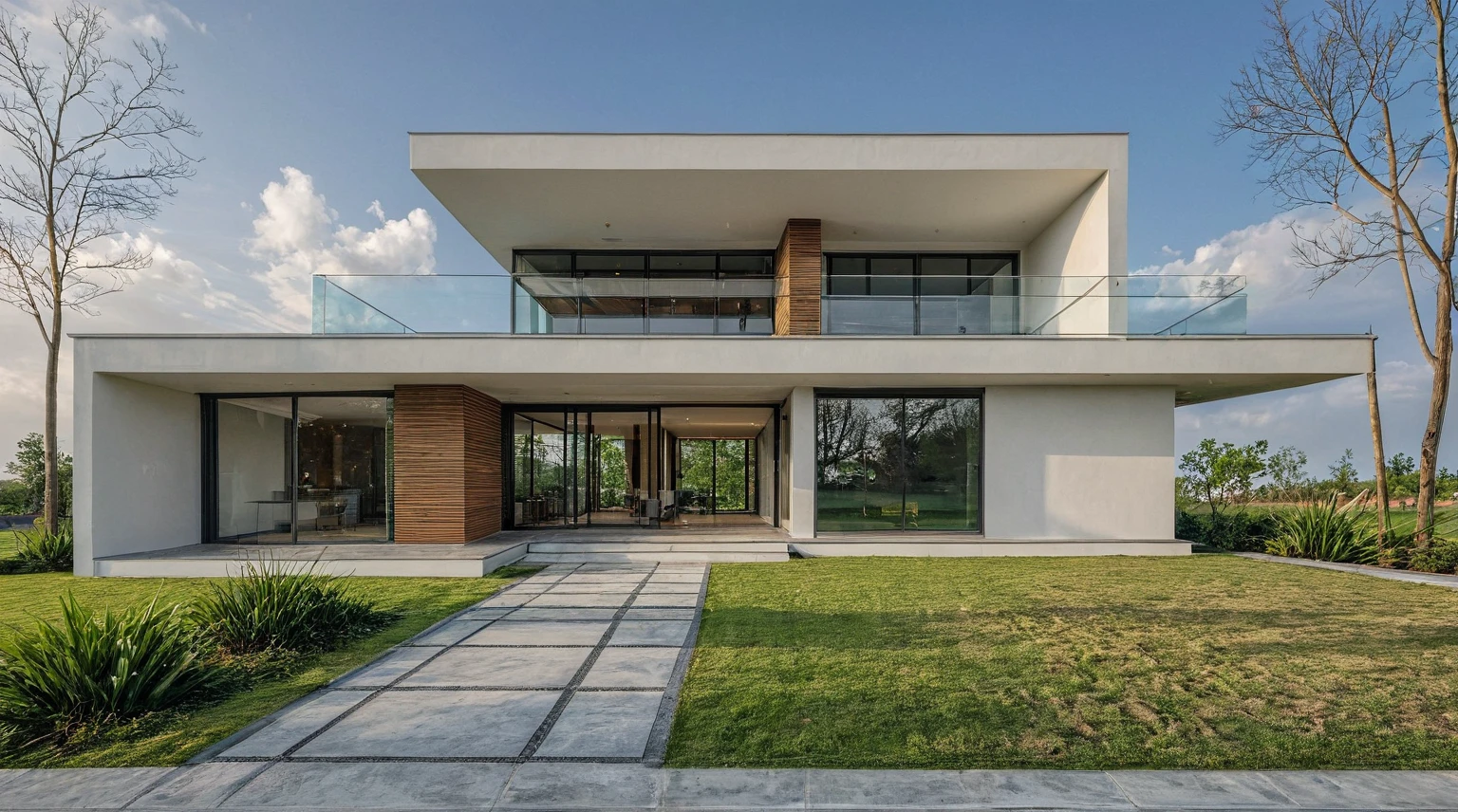 Masterpiece, high quality, best quality, authentic, super detail, outdoors, onestoreyvillaXL, aiaigroup, house style modern on the street ,stairs, white wall ,road,pavement, grass, trees, sky, cloud, (daylight:1.1)
