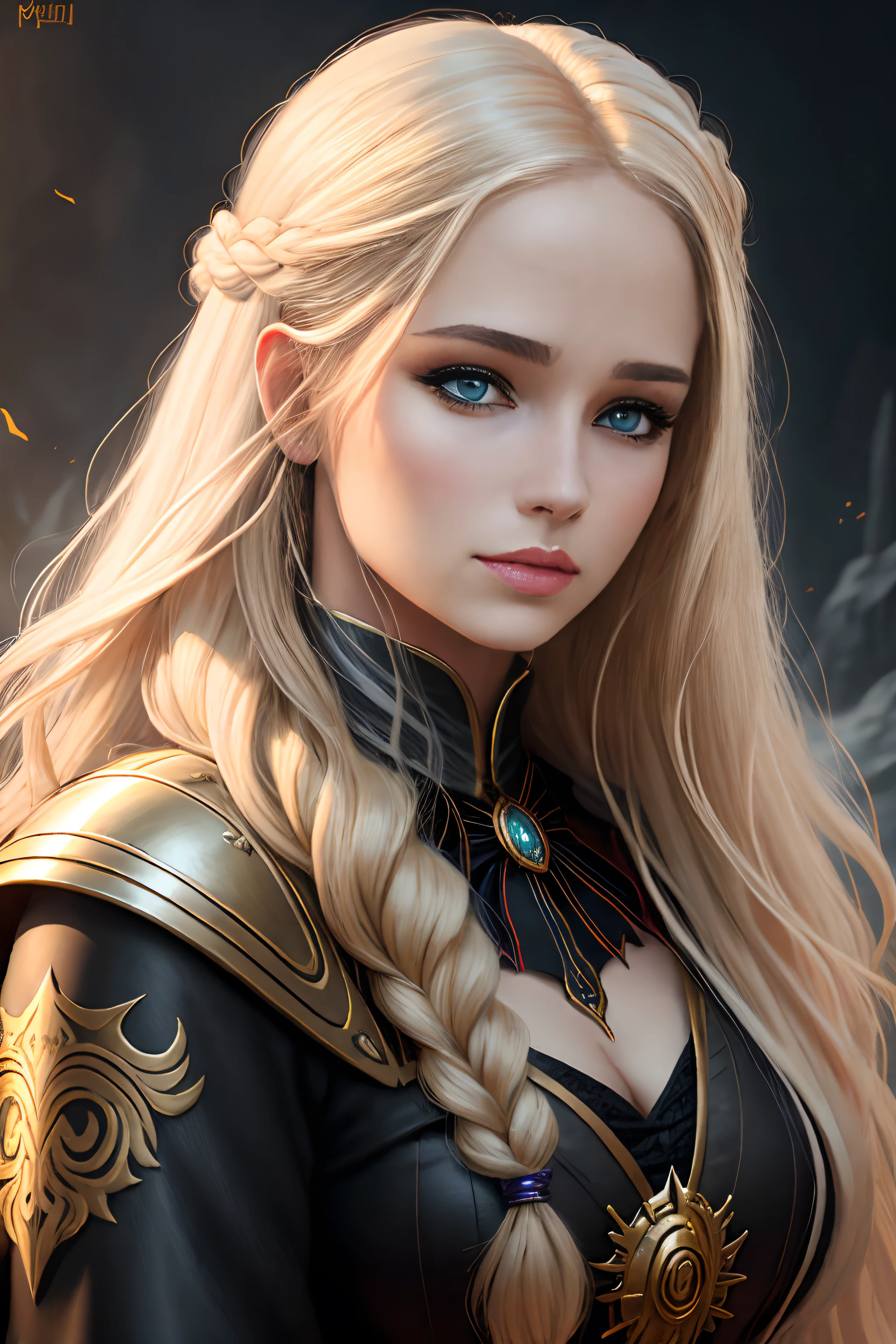 Fechar o retrato de uma mulher com longos cabelos loiros segurando um telefone celular, inspirado em Magali Villeneuve, retrato de arte de fantasia, retrato de fantasia art, detailed matte retrato de fantasia, Alice X. zhang ,BODYSHOT COMPLETO, retrato de fantasia, epic retrato de arte de fantasia, beautiful retrato de arte de fantasia, Magali Villeneuve, graphic artist Magali Villeneuve, fantasy genre portrait, epic fantasy digital art style