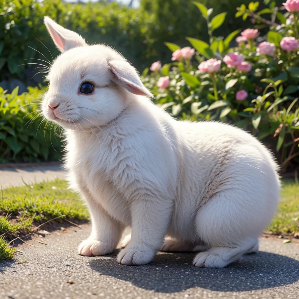 Cute baby rabbit