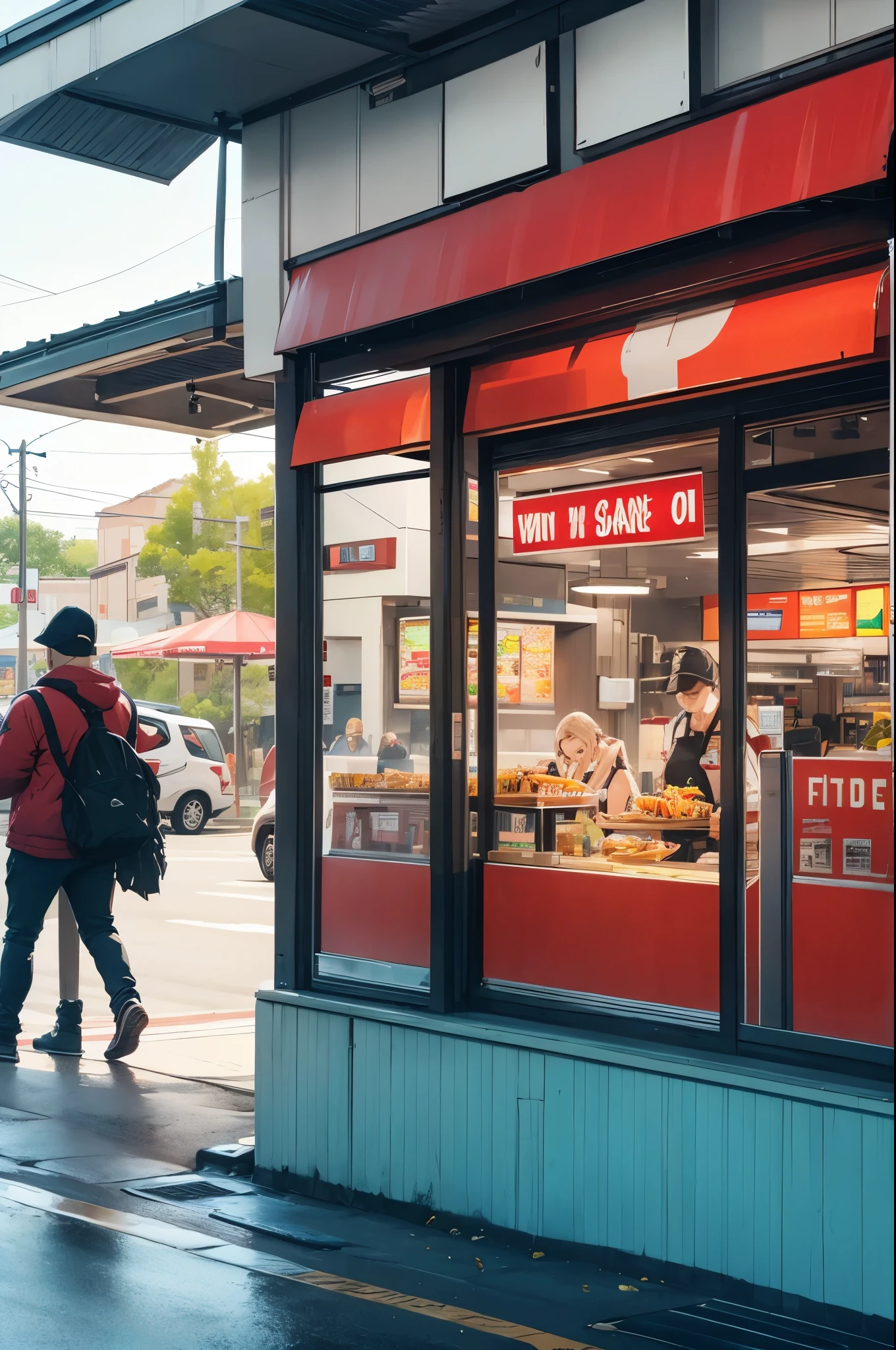 fast food restaurants