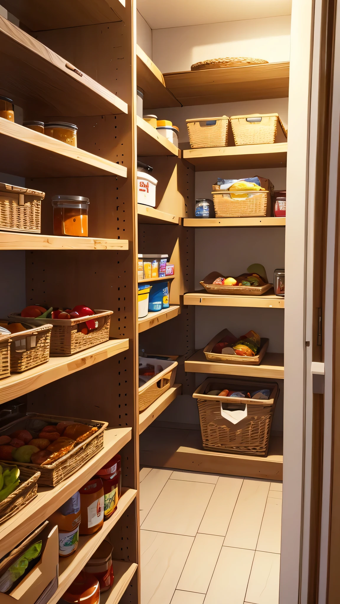 Food in pantry